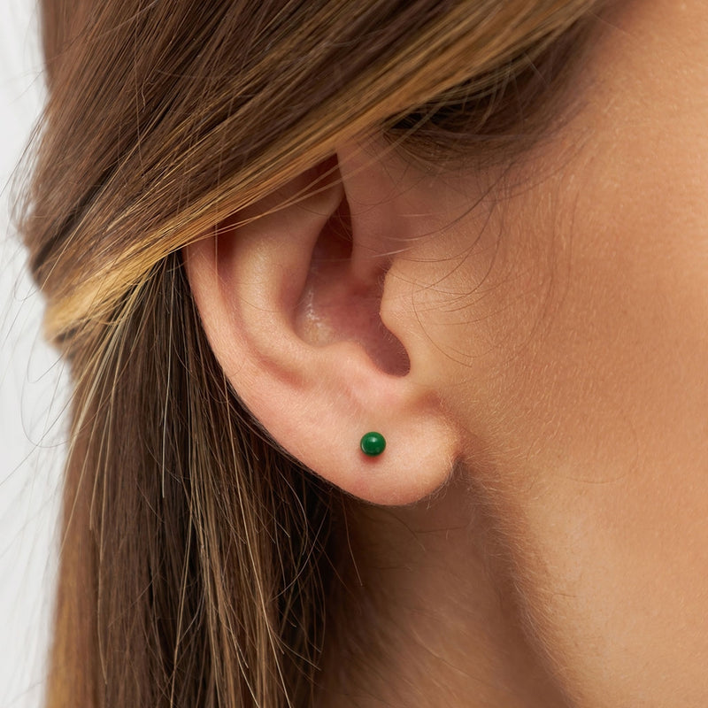 LULU Copenhagen Color Ball 1 pcs Ear stud, 1 pcs Green