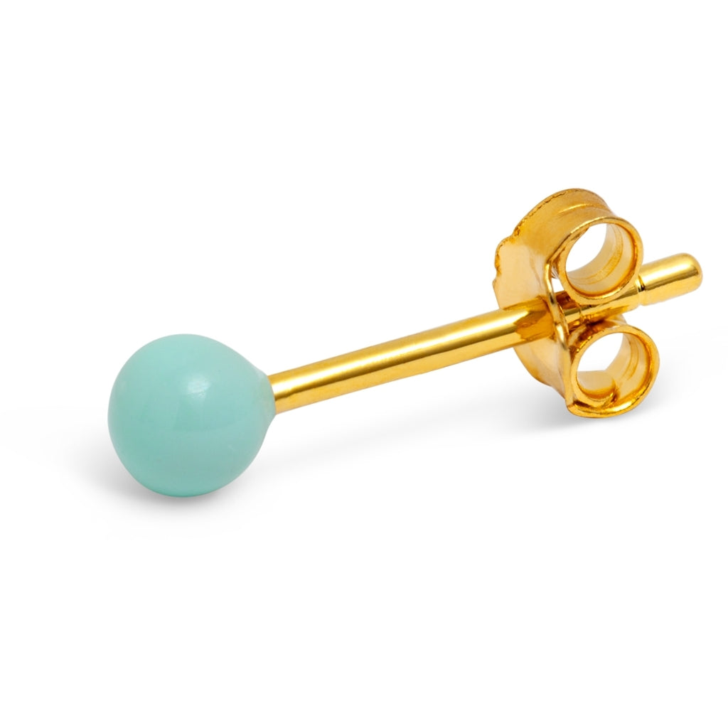 LULU Copenhagen Color Ball earring 1 pcs Ear stud, 1 pcs Mint