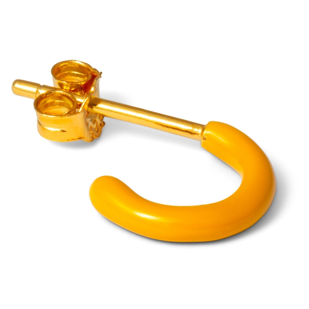 LULU Copenhagen Color Hoop 1 pcs Hoops Yellow