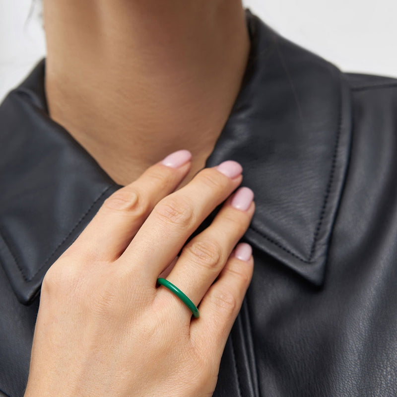 LULU Copenhagen Color Ring Rings Green