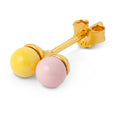 Double Color Ball 1 pcs - Light Pink/Yellow