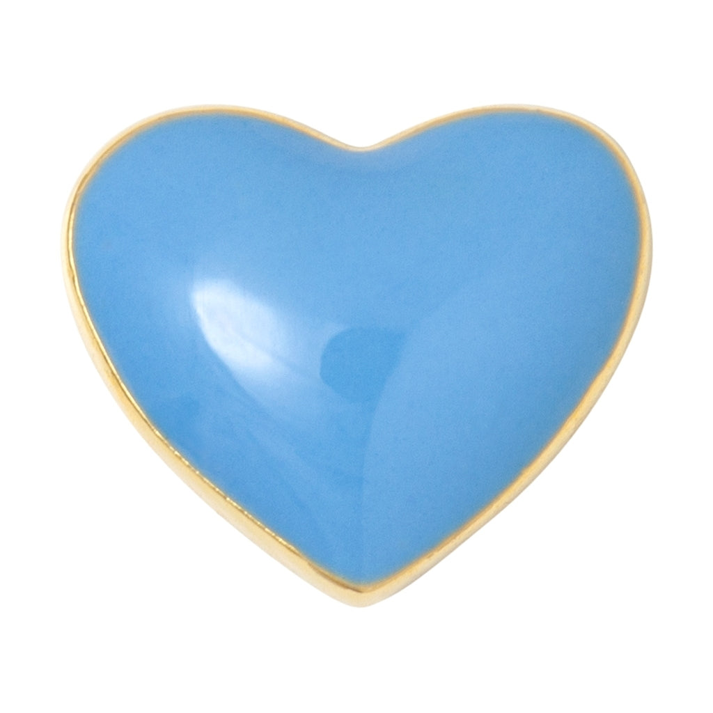 LULU Copenhagen Love U earring 1 pcs Ear stud, 1 pcs Light Blue