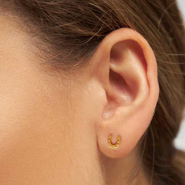 LULU Copenhagen Luck 1 pcs Ear stud, 1 pcs Gold plated