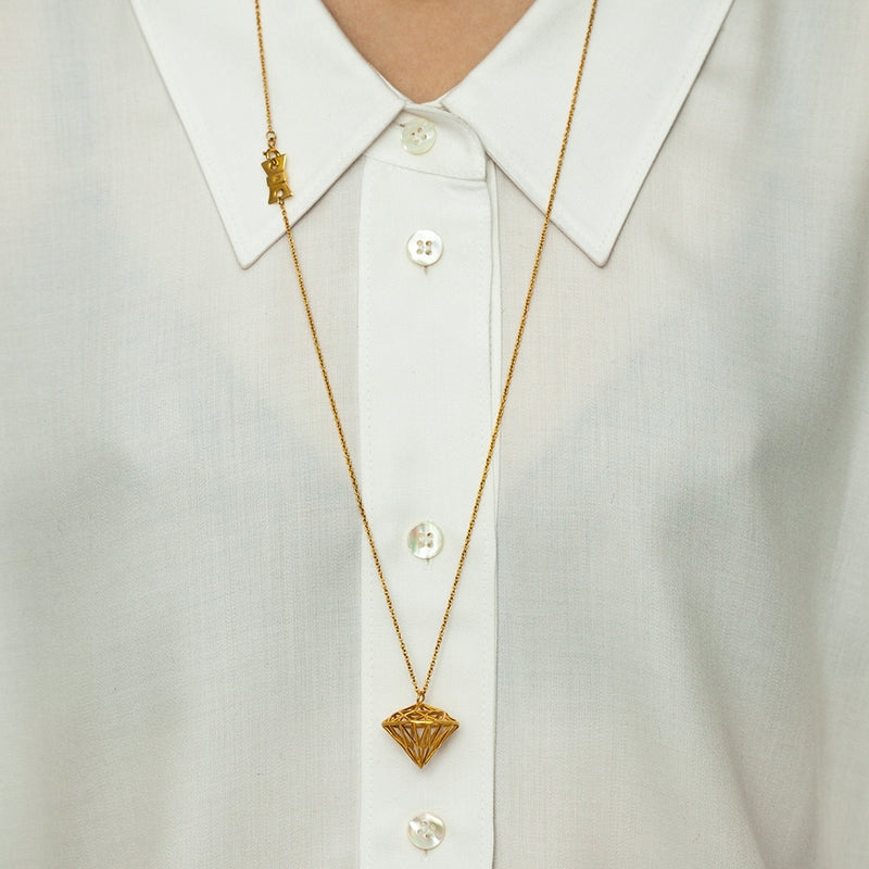 MARILYN NECKLACE - Gold plated